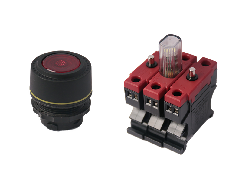 HL0101-A(M) Series Explosion-proof Button With Signal Lamp (Board back type)